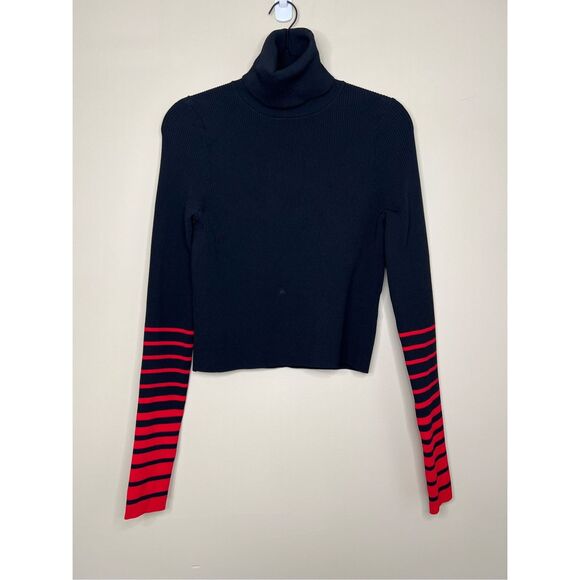 Gigi Hadid x Tommy Hilfiger Turtleneck Ribbed Sweater - Picture 3 of 5